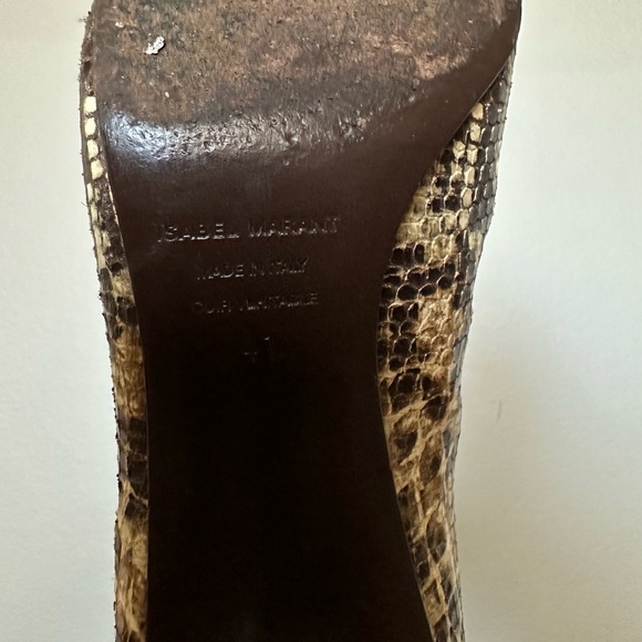 Isabel Marant size 41 snakeskin Chelsea boot - Picture 3 of 6